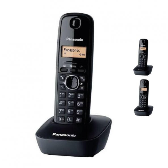 PANASONİC KX-TG 1611 DECT TELEFON 3 LÜ PAKET ürün görseli 1
