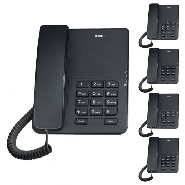 Karel TM140 Analog Telefon 5li ürün görseli 1