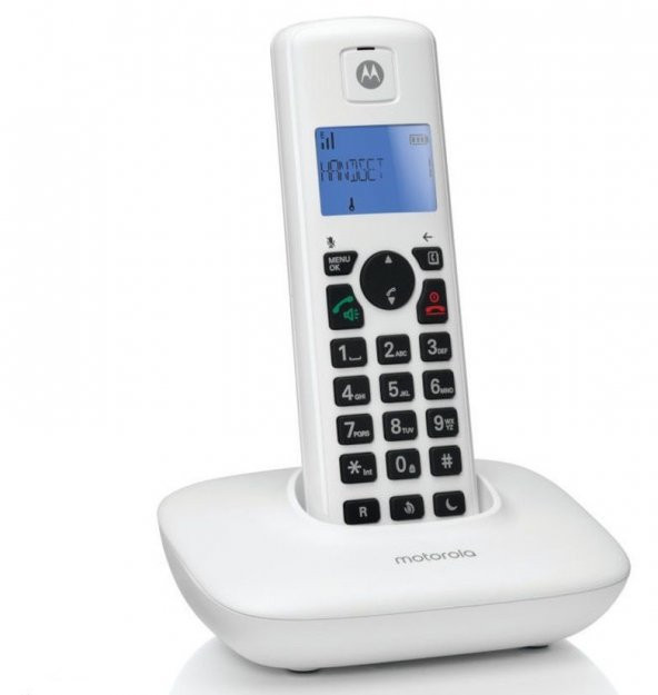 Motorola T401+ Dect Telefon Beyaz ürün görseli 1