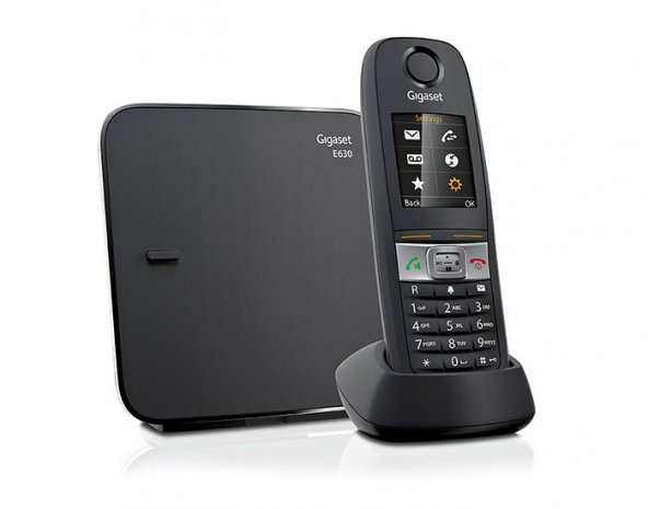 Gigaset E630 Dect Telefon Siyah - Resim 2