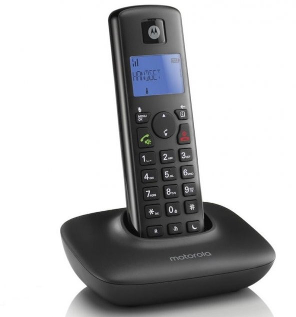 Motorola T401'' Dect Telefon Siyah ürün görseli 1