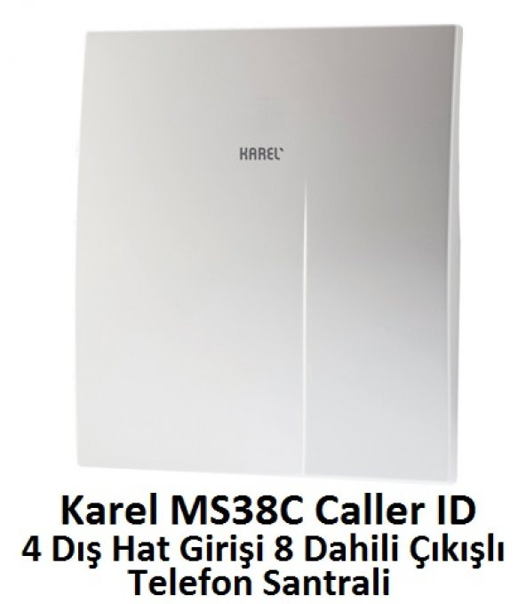 Karel Ms38C 4/8 Kapasiteli Caller Id Telefon Santral Cihazı ürün görseli 1