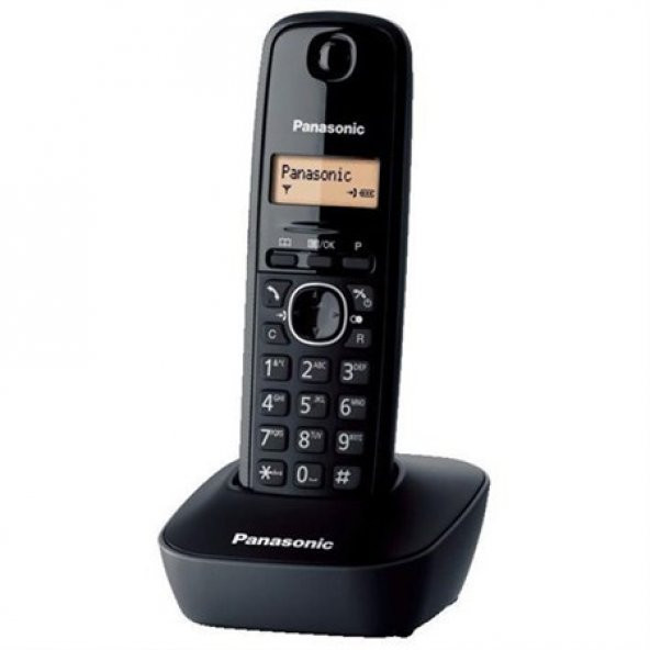 Panasonic KX-TG1611 Dect Telefon Siyah ürün görseli 1