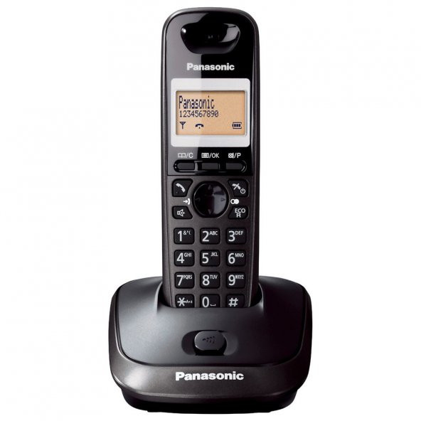 Panasonic KX-TG2511 Dect Telefon Siyah ürün görseli 1