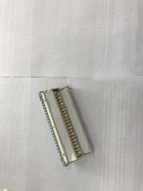 Modül Reglet Işaretleme Etiketi 10 lu paket ürün görseli 1