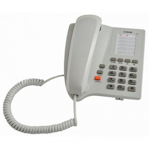 Alfacom 203 Kablolu Masaüstü Telefon BEYAZ ürün görseli 1