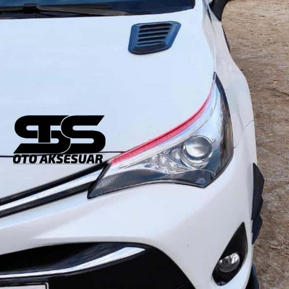 Toyota Auris Uyumlu Piano Black Kaput Üstü Havalandırma Izgarası ürün görseli 1