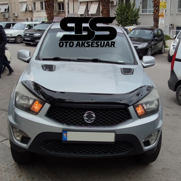 SsangYong Uyumlu Piano Black Kaput Üstü Havalandırma Izgarası ürün görseli 1