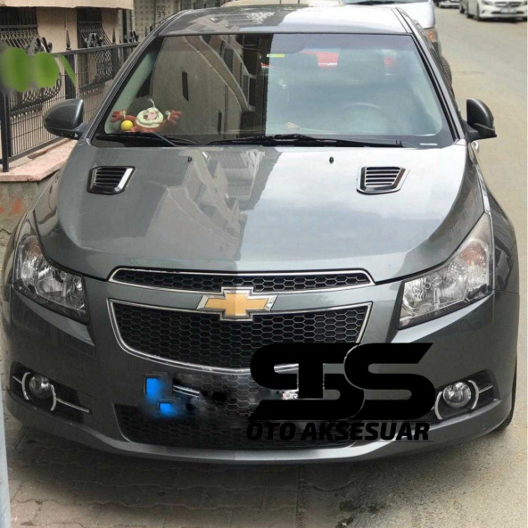 Chevrolet Cruze Uyumlu Piano Black Kaput Üstü Havalandırma Izgarası ürün görseli 1