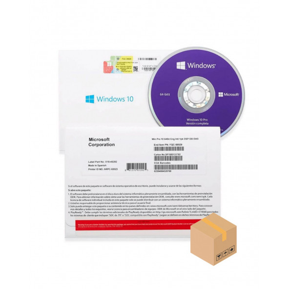 Microsoft Windows 11 Pro Türkçe Oem DVD (64 Bit) FQC-10556 ürün görseli 1
