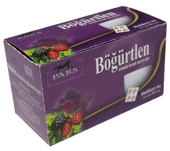 Pars Böğürtlen Çayı - 20 Süzen Poşet ürün görseli 1