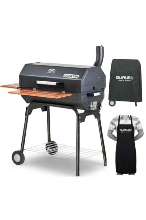 Guruss CG-075 Kömürlü Barbekü Mangal + Önlük + Kılıf ürün görseli 1