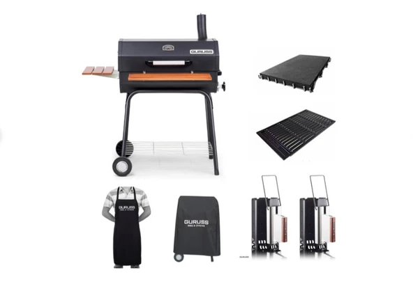 Guruss CG-075 Tam Set Kömürlü Barbekü Mangal ürün görseli 1