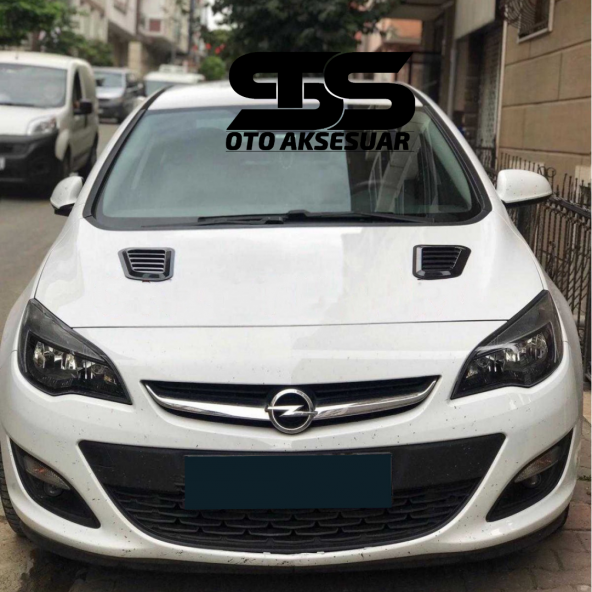 Opel Astra J Kasa Uyumlu Piano Black Kaput Üstü Havalandırma Izgarası ürün görseli 1