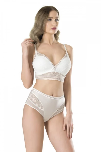 Fabony Bayan Dantelli Bralet Sütyen Külot Takımı 4020 ürün görseli 1