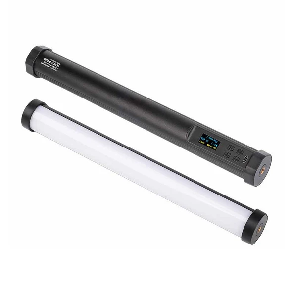 GDX TB-30 RGB 30 cm LED Tüp Işık 10W 5200mAh Bataryalı Taşınabilir Video Dolgu Işığı ürün görseli 1