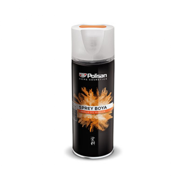 Polisan Akrilik Sprey Boya Kahverengi 400 ML. (Ral 8016) ürün görseli 1