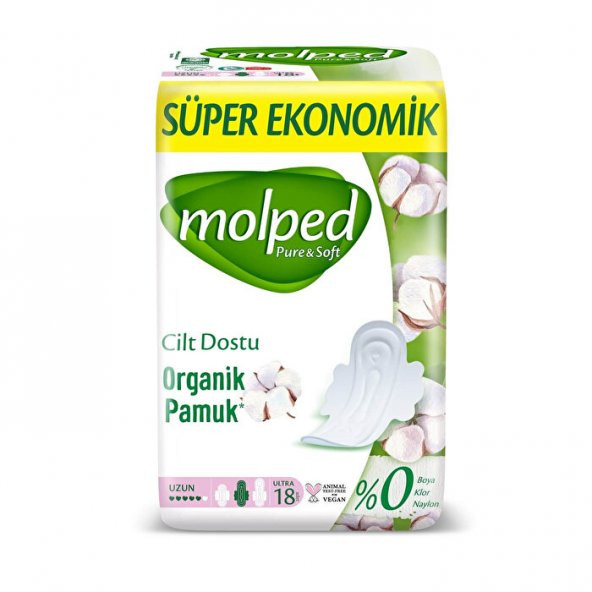 Molped Süper Ekonomik Ped Uzun 18 Adet ürün görseli 1