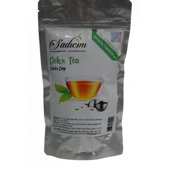 Sadıcım Detox Tea (Detoks Çayı) 80 Gr Süzen Poşet ürün görseli 1