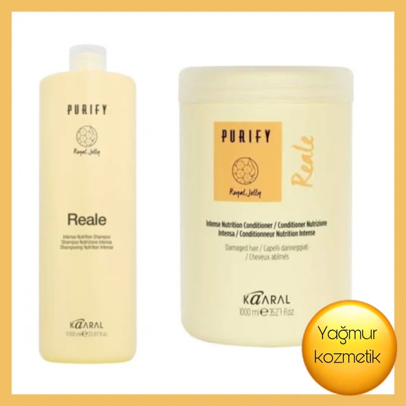 Kaaral Purify Reale Intense Şmp & Nutrition Conditioner  1lt &1lt ürün görseli 1