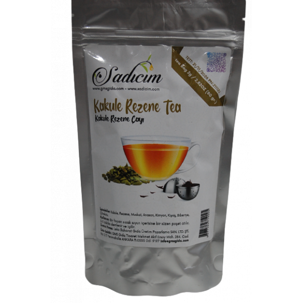 Sadıcım Kakule Rezene Çayı 80 Gr Süzen poşet - Resim 3