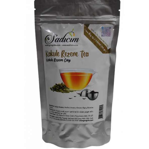 Sadıcım Kakule Rezene Çayı 80 Gr Süzen poşet - Resim 4