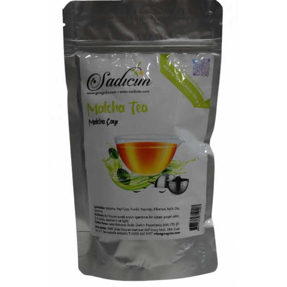 Sadıcım Matcha Tea (Matcha Çayı) 80 Gr Süzen Poşet - Resim 3