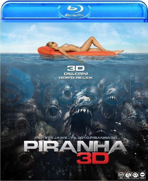 Piranha 3D Blu-Ray Tek diskte 3D ve 2D izleme olanağı ürün görseli 1