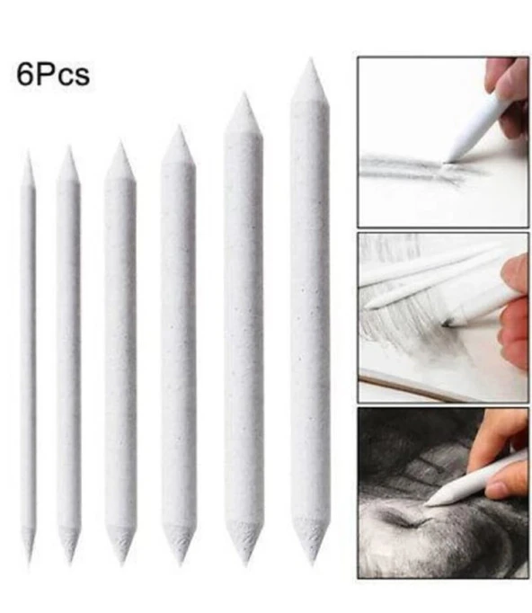 Pastel Dağıtıcı, Kaynaştırma Kalemi,  Paper Stump 6'lı Set ürün görseli 1