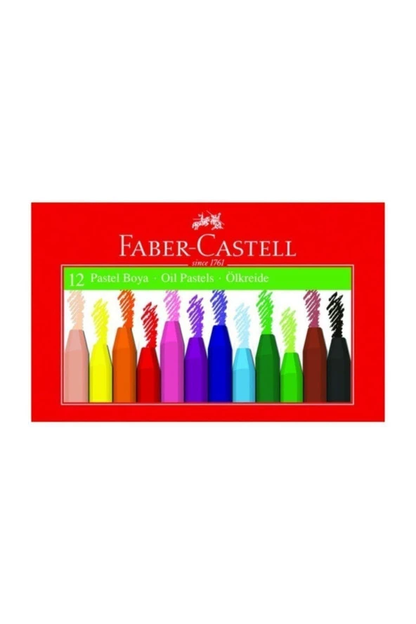 12 Renk Karton Kutu Pastel Boya ürün görseli 1