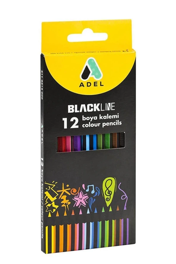 Blackline Boya Kalemi 12 Renk ürün görseli 1