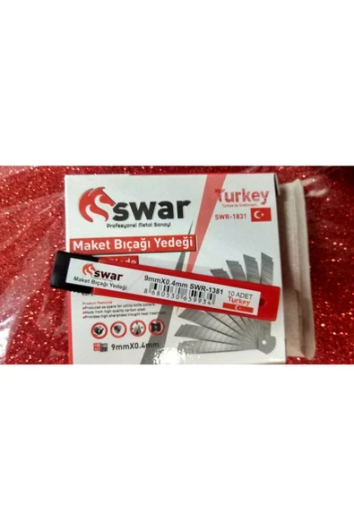 Maket Bıçağı Yedeği 9*0,4 Mm ürün görseli 1