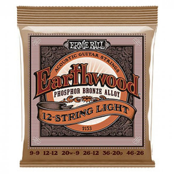 Ernie Ball P02153 09-46 (12 Telli) Akustik Gitar Teli ürün görseli 1