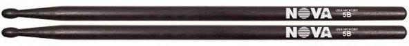 VicFirth N5BB Sticks Nova - 5B Ağaç Baget - Siyah ürün görseli 1