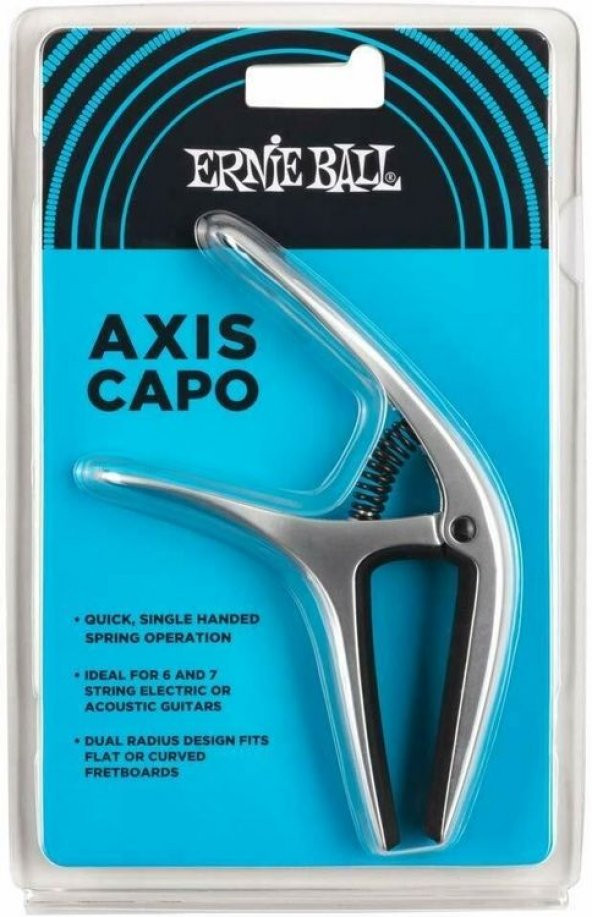 Ernie Ball P09601 Axis Dual Radius Gümüş Kapo - Resim 2