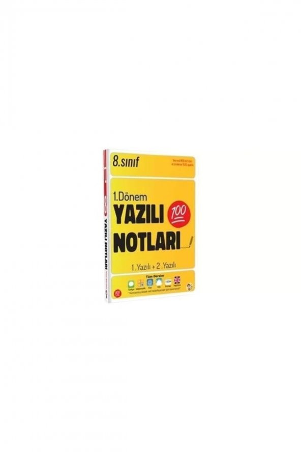 8.sınıf Yazılı Notları 1.dönem 1 Ve 2. Yazılı Yeni ürün görseli 1