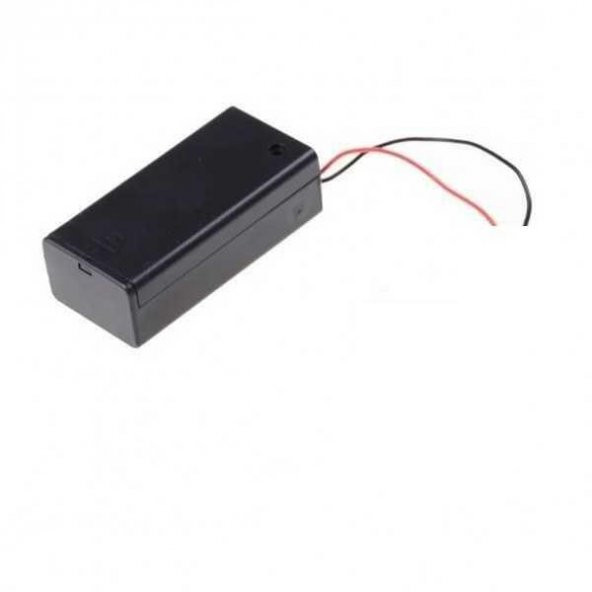 9v Pil Yuvası Kapaklı Anahtarlı - Resim 2