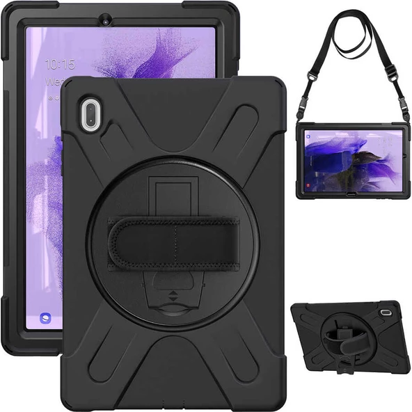 Galaxy Tab S7 FE LTE (T737-T736-T733-T730) Defender Standlı Kılıf ürün görseli 1