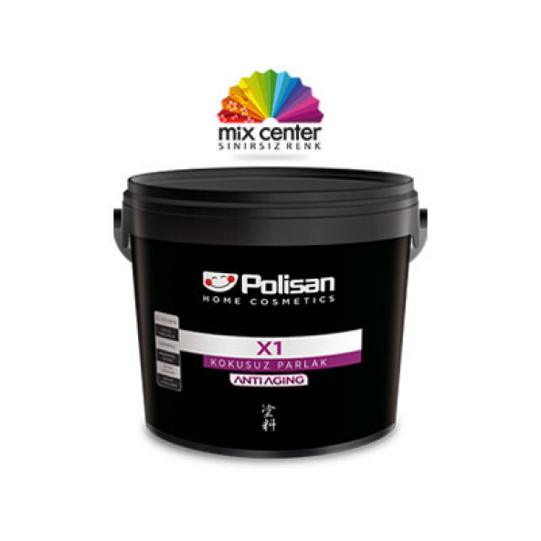 Polisan X1 Anti Aging Su Bazlı Yağlı Boya Parlak Beyaz 2.5 Lt. ürün görseli 1