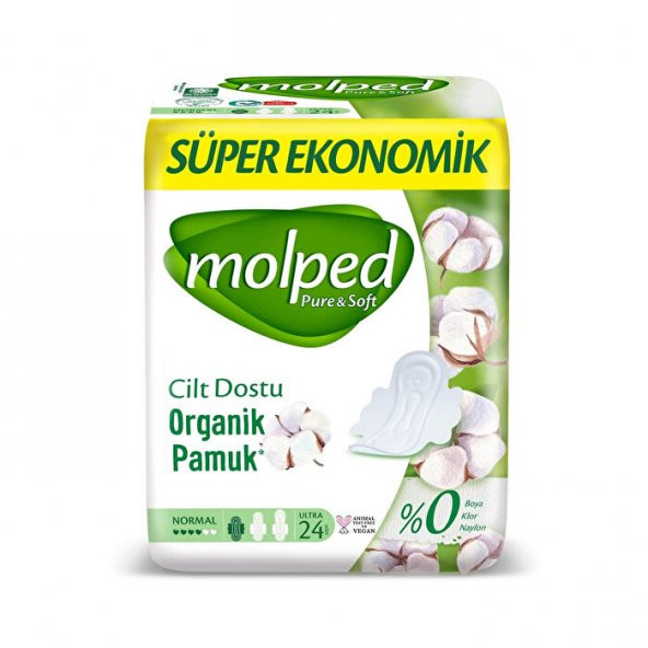 Molped Süper Ekonomik Ped Normal 24x3 72 Adet ürün görseli 1
