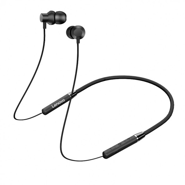 Lenovo He05 Bluetooth Neckband Kulaklık Siyah ürün görseli 1