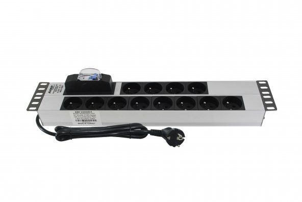 Amp Connect 12Li Ups Kabinet Grup Priz 16A Sigortalı (Pdu) ürün görseli 1