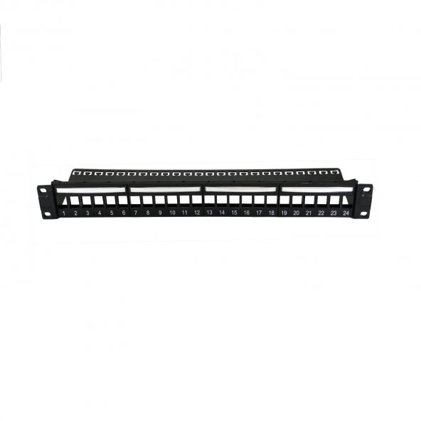 Amp Connect 24 Port Boş Patch Panel / Cat5-Cat6-Cat7-Utp - Resim 4