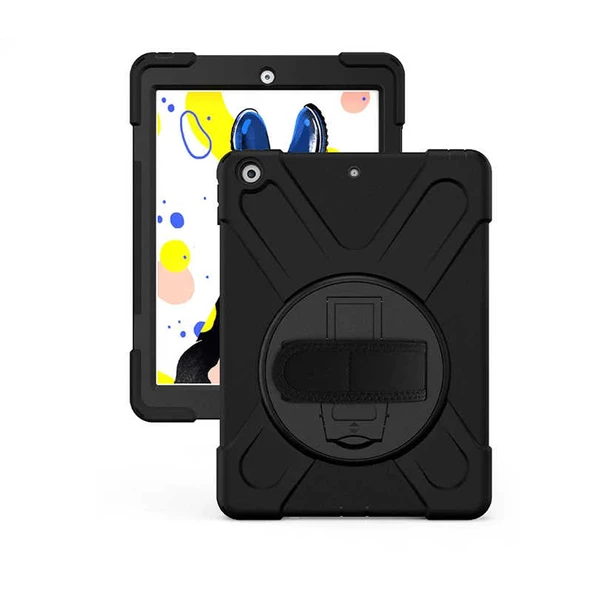 Apple iPad 10.2 (8.Nesil) Zore Defender Standlı Koruyucu Kılıf ürün görseli 1
