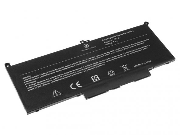 Dell 7480, 7490 Notebook Bataryası - Ver.2 - 4 Cel - Resim 4