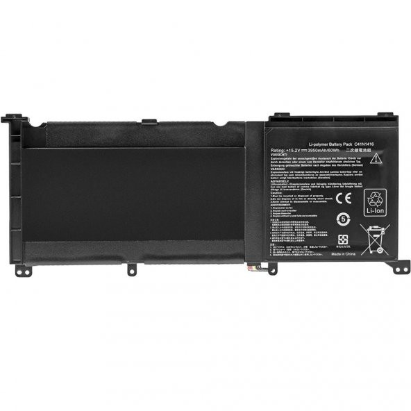 Asus ZenBook Pro UX501, UX501J Bataryası Pili / 4Cell ürün görseli 1