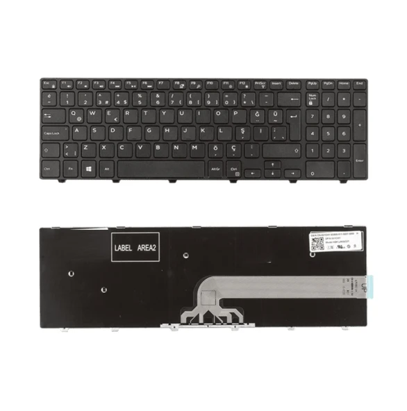 Dell 5558 B50W81C Notebook Klavyesi - Siyah - TR ürün görseli 1