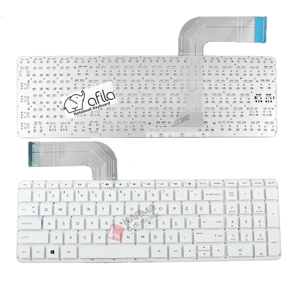 Hp 15-p164ca 15-p167us 15-p165na Klavyesi - Beyaz - TR ürün görseli 1