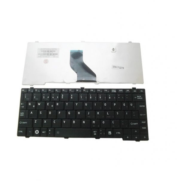 Toshiba Mini NB500 NB520 Notebook Klavyesi - Siyah - TR ürün görseli 1