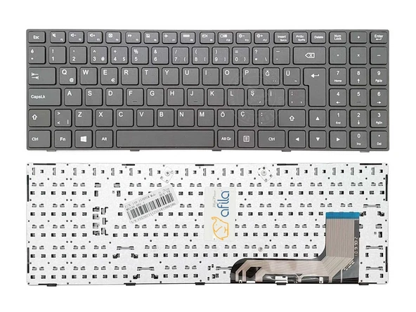 Lenovo IP100-15 B50-10 Notebook Klavyesi - Siyah - TR ürün görseli 1
